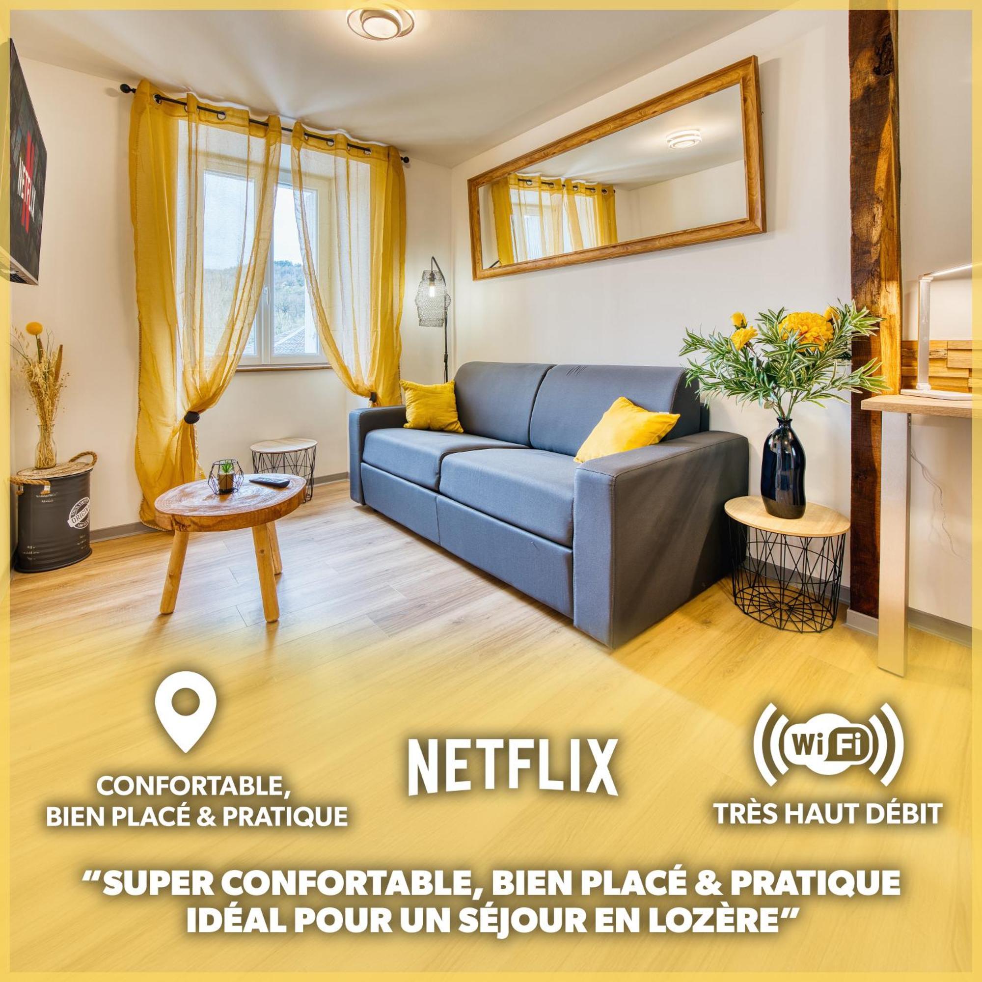 Апартаменти Les Hourtous Netflix Wi-Fi Fibre Terasse 4 Pers Banassac Екстер'єр фото